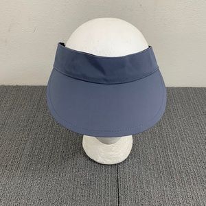 Time and Tru Visor Womens OSFM Slate Grey Adjustable Strap Cap